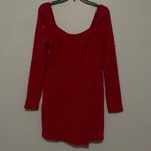 red long sleeve Francescas dress Size M